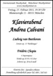 Piano recital